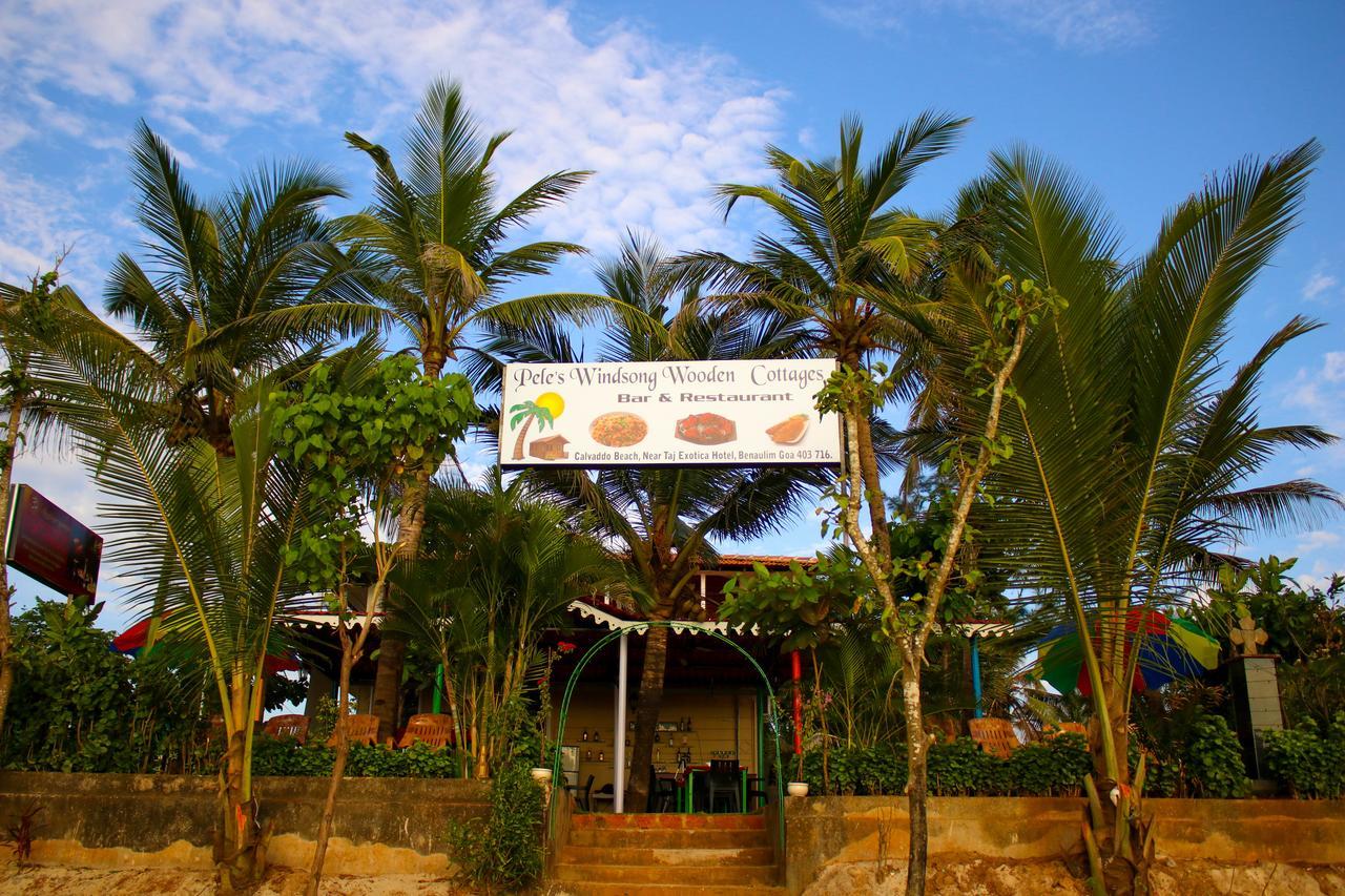 Pele'S Windsong Wood Cottage On The Beach Benaulim Exterior photo